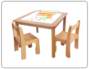 Montessori Kindergarten Table Playing Table Wooden LED <strong>Toys</strong> for Preschool Montessori Light Table for Kids Furniture - Product Image 5