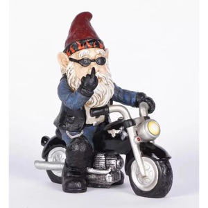 Statue de nain en résine, artisanat, père Noël <span class=keywords><strong>barbu</strong></span>, cadeau de Noël, décorations de jardin, nain qui peut offrir des cadeaux, vente en gros - Product Image 1
