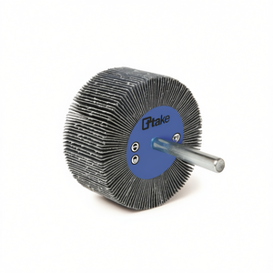 Ttake Abrasive Cloth Flap <b>Wheel</b> 30x30 Mm 6 Mm Shaft 80 Grit For <b>Grinding</b> - Product Image 2