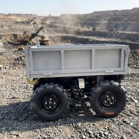 Livraison Gratuite Mini Camion Benne Électrique 500kg 1 Tonne 4x4 Télécommandé Autochargeur pour Ferme