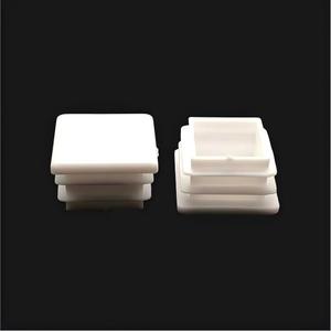 Bouchon d'insertion en plastique blanc, embout de tube en plastique pour meubles, tubes carrés et ronds en acier inoxydable, fabriqué en Chine - Product Image 5