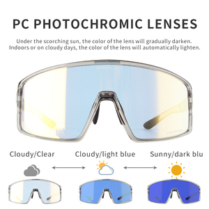 Fornitura diretta in fabbrica occhiali sportivi fotocromatici occhiali fotocromatici lenti fotocromatiche uomo e donna corsa sport ciclismo occhiali - Product Image 3