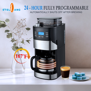 <span class=keywords><strong>Machine</strong></span> à café électrique professionnelle américaine <span class=keywords><strong>programmable</strong></span>, <span class=keywords><strong>machine</strong></span> à café <span class=keywords><strong>grain</strong></span> à tasse pour la maison, l'hôtel et la voiture - Product Image 2
