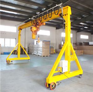 Grúa Pórtico Mini de 500 kg a 1 Tonelada, Marco Plegable, Ahorro de Espacio, para Espacios Reducidos - Product Image 4