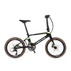 NOVO 2026 Bicicleta Dobrável Mini de 22 Polegadas com Quadro de Fibra de Carbono, 22 Velocidades, OEM de Fábrica, Bicicleta Dobrável de Fibra de Carbono com 21 Velocidades - Product Image 3