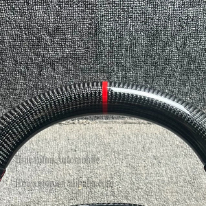 Roue Alcantara en fibre de carbone d'assurance qualité adaptée au volant de voiture Honda Civic 11e génération - Product Image 4