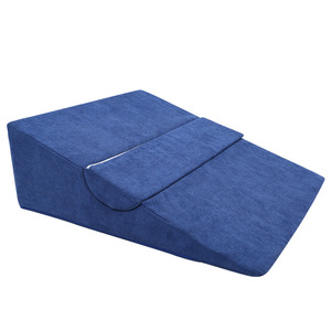 Triangular <b>Backrest</b> Cushion Large Sloping Pillow Ergonomic Support <b>For</b> <b>Bed</b> Rest And Gastroesophageal Relief - Product Image 3