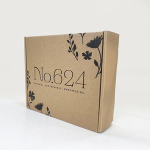 Boîte d'expédition en <span class=keywords><strong>carton</strong></span> kraft recyclable avec logo personnalisé en relief, imprimée avec du papier artistique, emballage en <span class=keywords><strong>carton</strong></span> ondulé pour l'envoi postal et l'expédition - Product Image 4