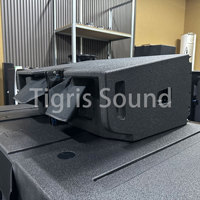 TT 515-A Enceinte active professionnelle double 5 pouces 2 voies Néodyme 8 Ohm, enceintes colonne amplifiées, système de sonorisation compact Line Array
