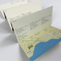 Mini-Brochure Pliable Personnalisée Brillant et à Enduction Légère Introduction à l'École Profil de l'entreprise Matériel de Marketing Impression Numérique