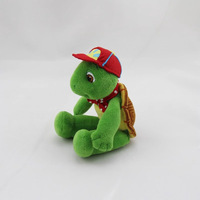 Uyeah OEM, jouet personnalisé sur mesure, animaux marins, jouet en peluche en coton PP doux, tortue mignonne, peluche personnalisée avec chapeau pour cadeaux