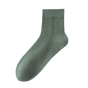Men's Summer Mesh Breathable Solid Color Crew <b>Socks</b> Thin Style Daily Casual Wear - Product Image 4