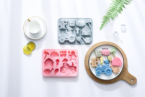 แม่พิมพ์เค้กซิลิโคนเกรดอาหารใช้ซ้ำได้ดีไซน์ธีมของฟาร์มแม่พิมพ์ DIY ทำจากซิลิโคนสำหรับลูกอมและน้ำแข็ง - Product Image 6