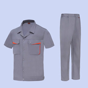 作業服 - 夏用半袖快適工場作業服 - 労働保護服 - Product Image 2