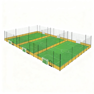 Cage de football en salle professionnelle de haute densité pour extérieur, 3m x 2m, couleur personnalisable, filet en PE durable, bande métallique, 5 ans - Product Image 3