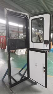 Puerta de caravana de doble apertura personalizada estilo arriba-abajo puerta doble para autocaravana de coche de camping - Product Image 4