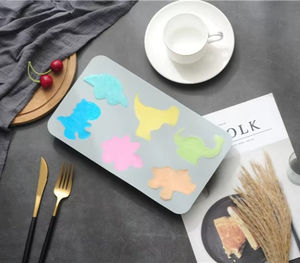 Molde de Silicona Reutilizable con Forma de Dinosaurio de 6 Cavidades para Decoración de Pasteles, Galletas, Dulces, Chocolate, Molde para Hornear DIY - Product Image 4