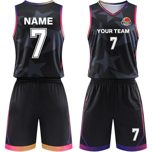 Conjunto de uniforme de baloncesto personalizado Jersey y pantalones cortos para hombres, mujeres y jóvenes, fabricante OEM - Product Image 3