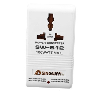 SW-S12 100W 110V-220V 220V-110V Bộ Chuyển Đổi Điện Áp Giảm Áp Biến Áp Du Lịch Màu Trắng - Product Image 2