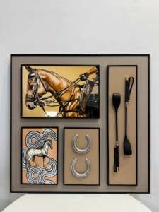 ภาพวาดแอบสแตรกต์ติดกรอบแบบโมเดิร์นหรูหราออกแบบได้ตามต้องการสำหรับบ้านห้องนั่งเล่นห้องนอนโรงแรมศิลปะติดผนังทั่วไป - Product Image 4