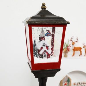 Lanterne de poteau lumineuse pour le Nouvel An et Noël avec de la neige pour la décoration de Noël - Product Image 6