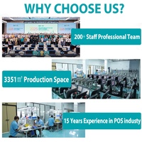 Sistema POS Android RK3566 con Pantalla Táctil de 15.6'' de Aluminio, Terminal Punto de Venta, Sistema de Caja Registradora