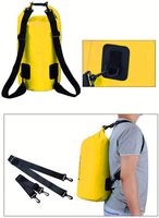 Bolsa Impermeable de 2L con Bolsillo Frontal Enrollable, para Kayak, Teléfono, Camping y Senderismo