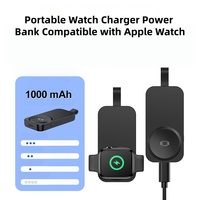 Batterie externe intelligente pour montre connectée 1000 mAh, chargeur sans fil portable 2,5 W compatible avec Apple Watch