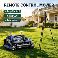 Tondeuse à gazon RC Crawler Sûre pour Pentes, Anti-Renversement, à Chenilles, pour Plantes en Pente