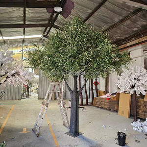 Plantas artificiales V15, venta al por mayor directa de fábrica, olivo artificial grande y alto personalizado, Olivo de imitación grande para Decoración - Product Image 1