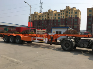 20-40FT Skeleton Semi <b>Trailer</b> 3/4 Axle Skeleton Truck <b>Trailer</b> 20-30 Tons Semi-<b>Trailer</b> in Stock for Container Shipping - Product Image 6