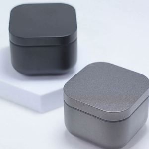 Portable <b>Mini</b> Tea Candy <b>Storage</b> Tin <b>Box</b> Food Grade Square Recyclable Metal Beverage Empty Jars Multiple Colors Accept - Product Image 2