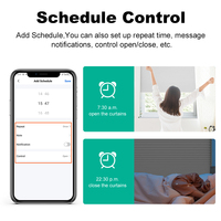 Motor para Cortinas Enrollables Inalámbrico Zigbee, con Control Remoto por Aplicación Tuya, Alimentación USB, en Oferta