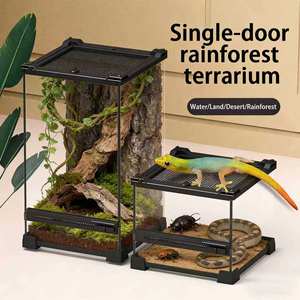 Atmungsaktives Großes Reptilien-Terrarium Neues Luxuriöses Langes Reptilien-Terrarium Maßgefertigtes Reptilien-Gehege für Eidechsen, Hornfrösche, Spinnen und Geckos - Product Image 6