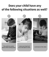 Dispositif de rappel intelligent de la posture assise pour les enfants pour l'écriture et la lecture, pour prévenir l'abaissement de la tête et protéger la vue