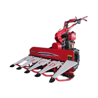 Haute efficacité Mini blé et riz faucheuse ferme Mini tracteur Paddy moissonneuse batteuse cultivateur Machine agricole