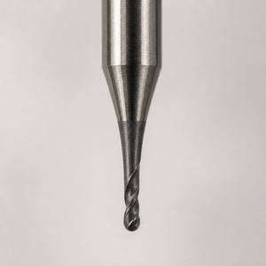 LIVTER Fresa de carburo de grafito de <span class=keywords><strong>dos</strong></span> filos para ranurado, fresa recubierta de diamante para corte de grafito en chaveteros - Product Image 2