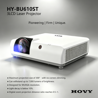 Projecteur laser 3LCD 6000Lm avec interconnexion multi-écrans pour salles d'événements et spectacles sur scène