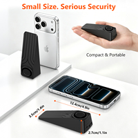 Alarme vibrante rechargeable avec arrêt automatique après 30 secondes, avertissement de batterie faible par clignotement, volume réglable pour la sécurité à domicile/au magasin