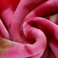 Couverture en vison en polyester de qualité supérieure de luxe super doux couverture chaude en gros