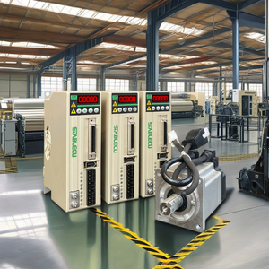 Lệnh khuếch đại 2000W AC phanh Encoder thực hiện chuyển động thực tế PLC 3 trục CNC điều khiển tích hợp động cơ servo và ổ đĩa - Product Image 3