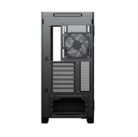 Casing PC Gaming EATX/ATX/MATX kualitas tinggi desain pemandangan laut dengan kaca Tempered OEM USB3.0 kabinet menara menengah desain gantung unik