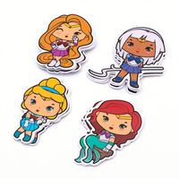 Usine en gros personnalisé imprimé auto-adhésif motif Animal autocollants dessin animé étanche PVC étiquettes découpées vinyle holographique
