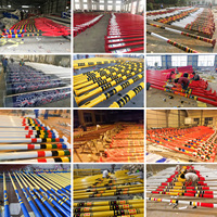 FORIDO Poste de Luz Solar Galvanizado de Acero Personalizado para Exteriores, de 6m, 7m, 8m, 9m, 10m, 12m, con Brazo Doble o Simple