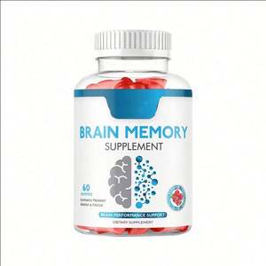 Supplément de mémoire cérébrale Gummies Brain Performance Support Mental Focus Nootropic Supplément de mémoire pour la santé du cerveau avec de l'énergie - Product Image 1