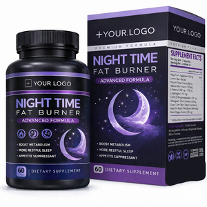 Kapsul Pembakar Lemak Alami Malam Hari, Formula Pendukung Metabolisme Tidur, Bersertifikasi GMP, OEM - Product Image 2