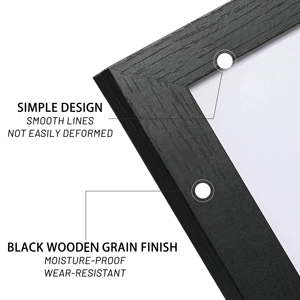 إطارات صور خشبية من MDF بتصميمات HOMCO بأسعار الجملة، مقاسات 5×7، 6×8، 8×10، 11×14، 16×20 بوصة، <span class=keywords><strong>A3</strong></span>، A4، A5 وأحجام مخصصة لديكور الجدران - Product Image 4