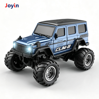 Mini camion RC 1:64 Rock Crawler RWD avec carrosserie en alliage, contrôle par application mobile 2.4G, éclairage LED, 3 vitesses, portée 30M, charge Type C