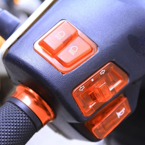 5 pezzi ciclomotore Scooter moto corno luminoso <span class=keywords><strong>Dimmer</strong></span> Turn Starter pulsante interruttore singolo per interruttori GY6 50cc 125cc 150cc - Product Image 3
