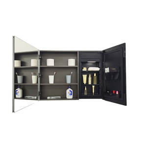 Réfrigérateur de beauté Aodaxin 15L encastrable avec miroir pour le rangement des soins de la peau et des cosmétiques, avec système de refroidissement sans givre - Product Image 1